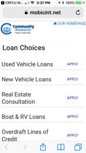 Loan types 