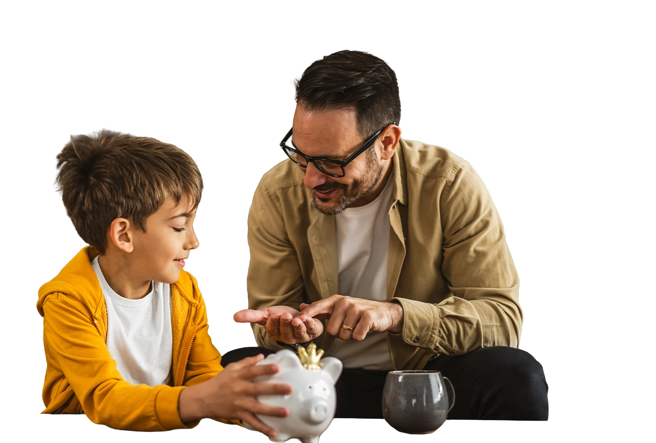 slide 3 father son image cutout